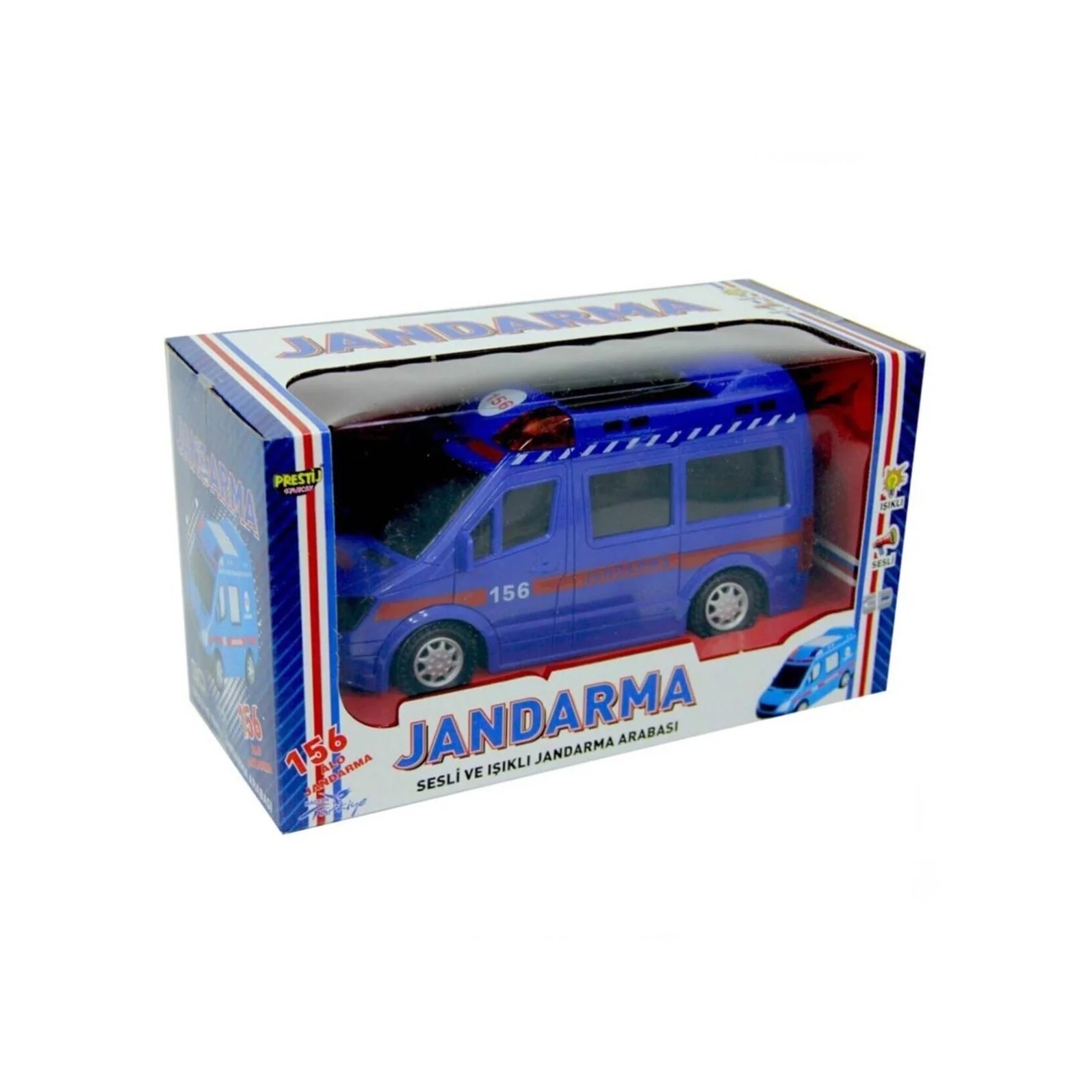 Prestij Oyuncak Kutulu Pilli Işıklı Jandarma İmdat - Image 4