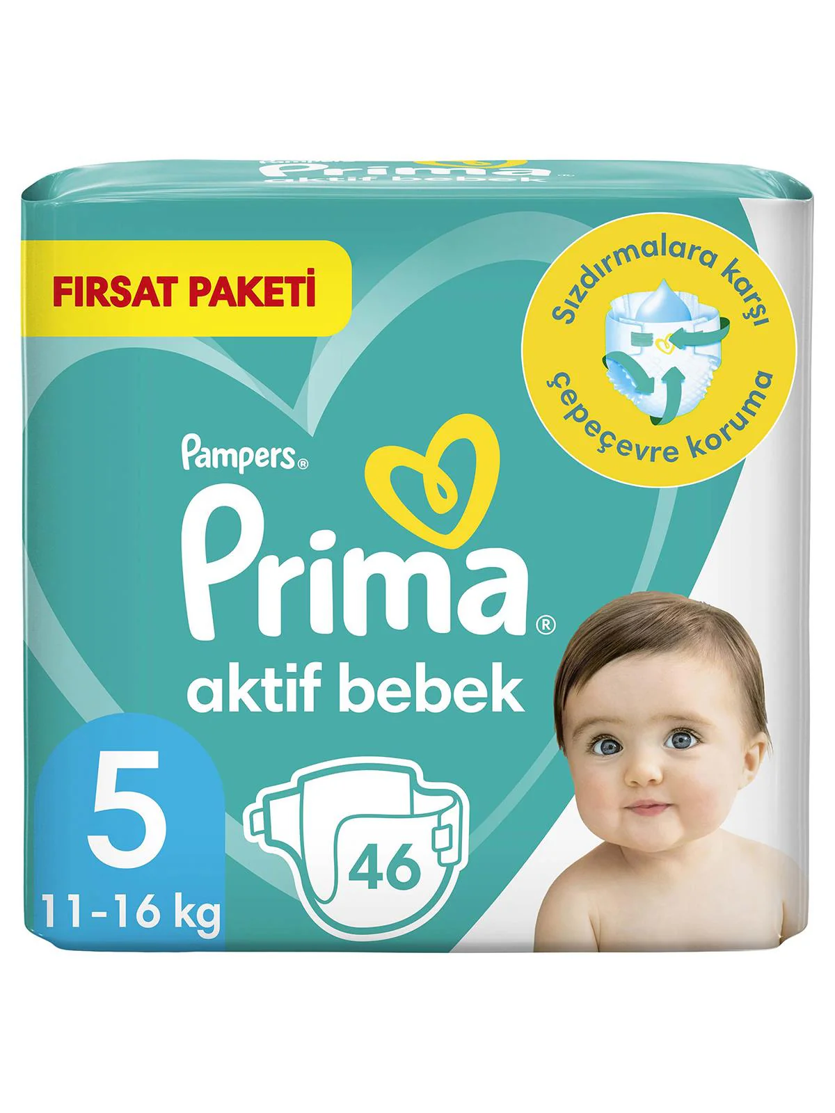 Prima Bebek Bezi Aktif Bebek 5 Beden 46 Adet - Image 11