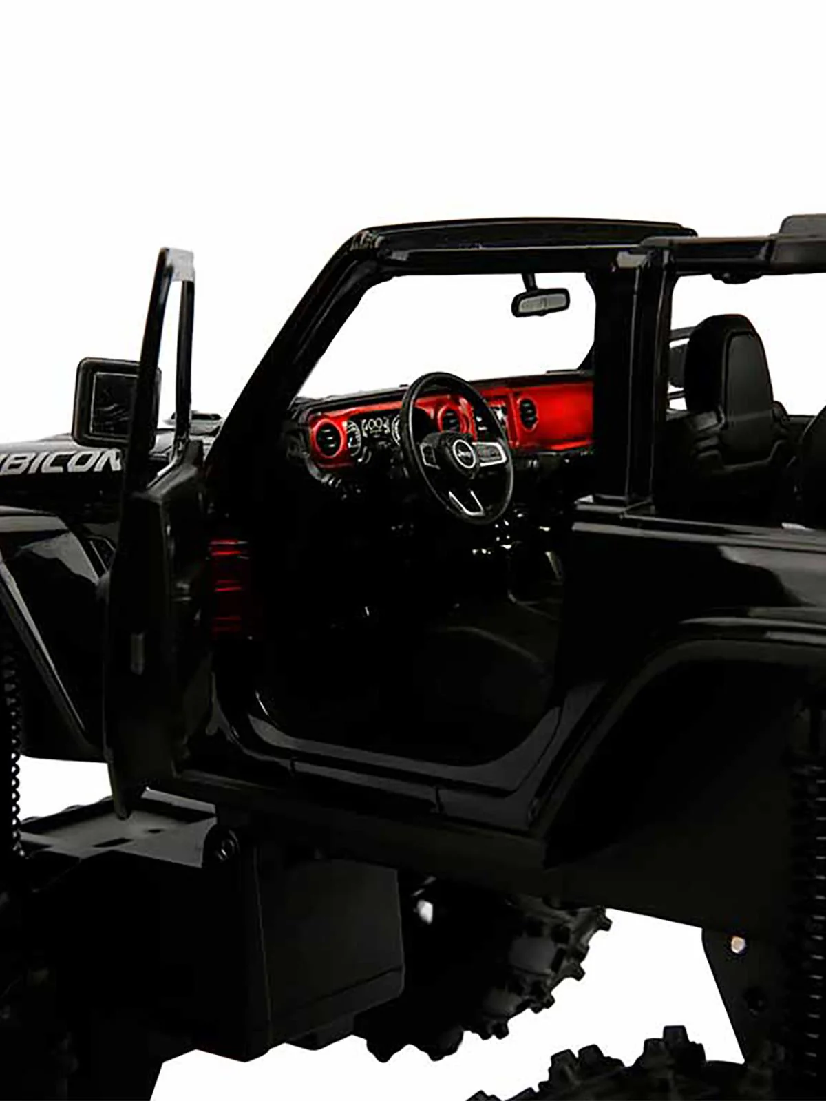Rastar 1:14 Jeep Wrangler Rubicon Uzaktan Kumandalı Araba - Siyah - Image 3