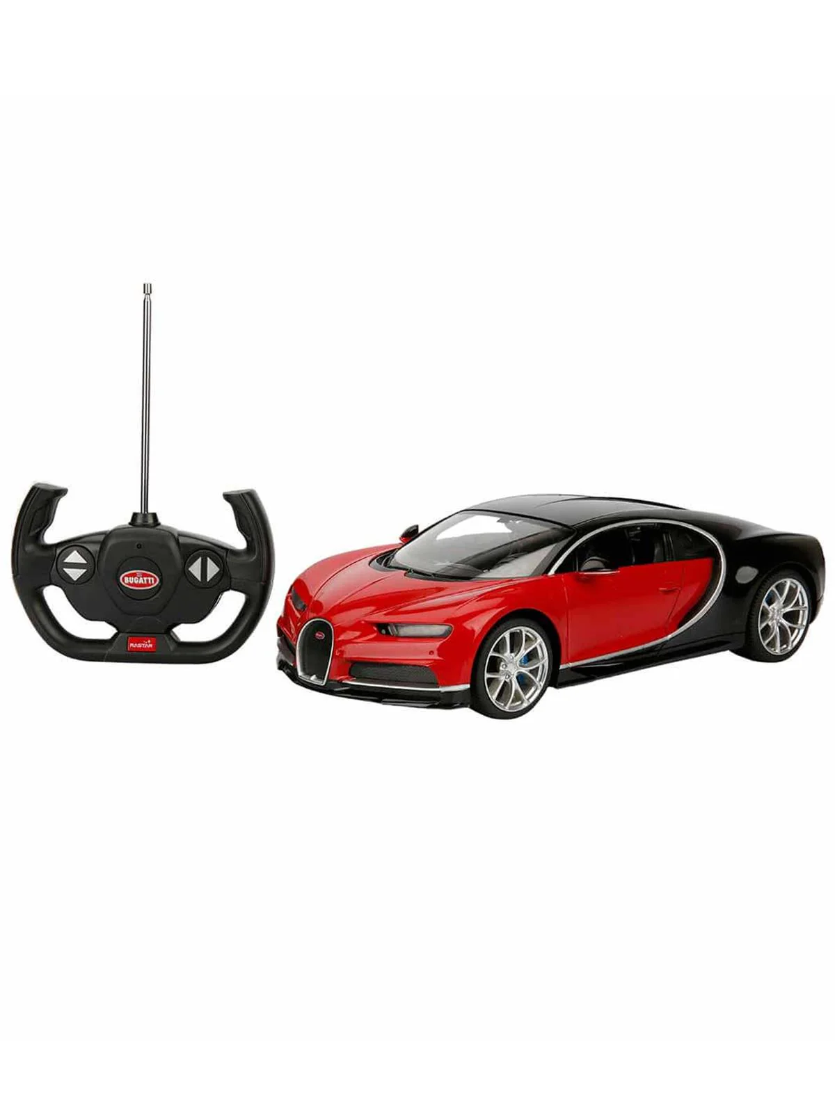 Rastar Chiron Uzaktan Kumandalı Işıklı Araba - -Siyah - Kırmızı - Image 3