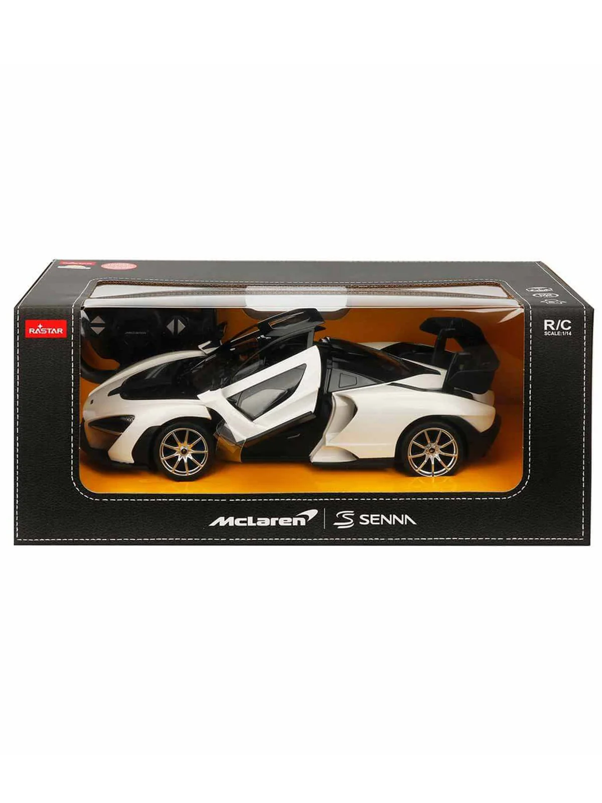 Rastar Mclaren Senna Işıklı Uzaktan Kumandalı Araba 32 Cm - Beyaz - Image 2