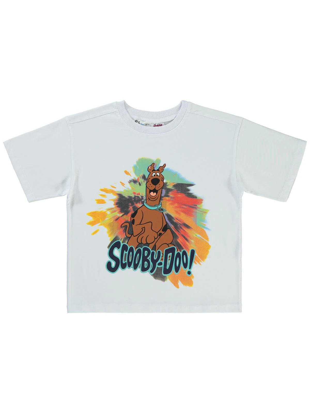 Scooby Doo Baskılı 10-13 Yaş Tişört - Beyaz - Image 3
