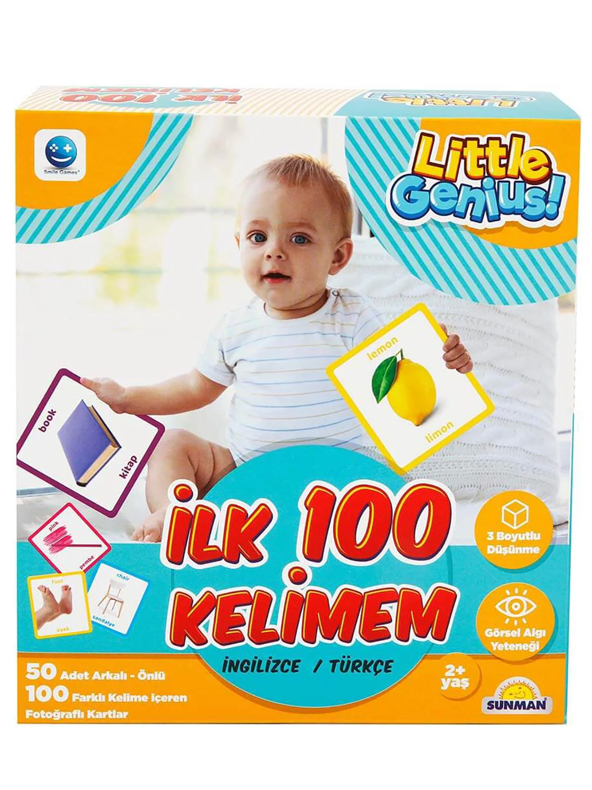 Smile Games İlk 100 Kelimem Kartları İngilizce/Türkçe 50 Parça - Image 3