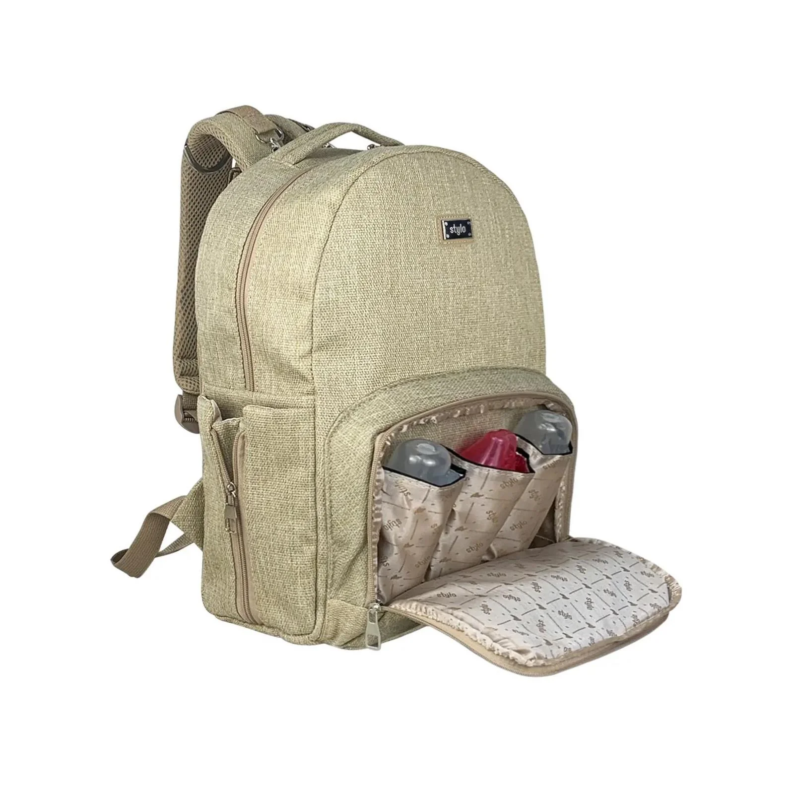 Stylo Duo Backpack Anne Çanta  - Bej - Image 9