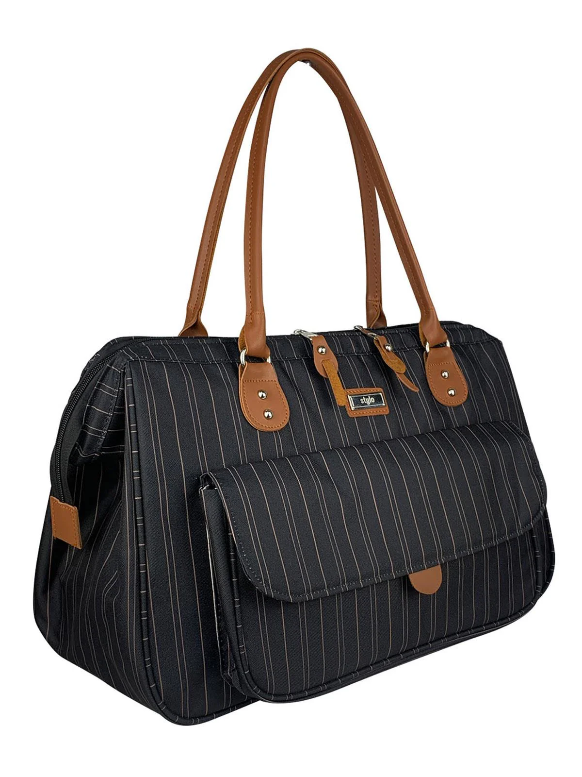 Stylo Milano Anne Bebek Bakım ve Kadın Çantası - Siyah - Image 6