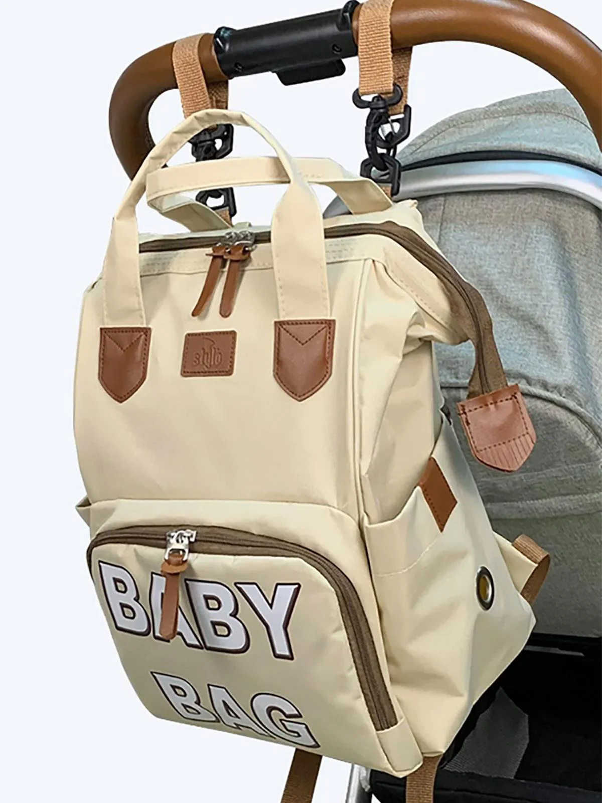 Stylo Monaco Baby Bag Sırt Çantası - Bej - Image 5