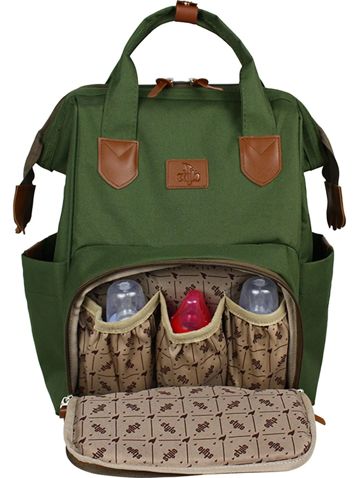 Stylo Monaco Baby Bag Sırt Çantası - Haki - Image 3