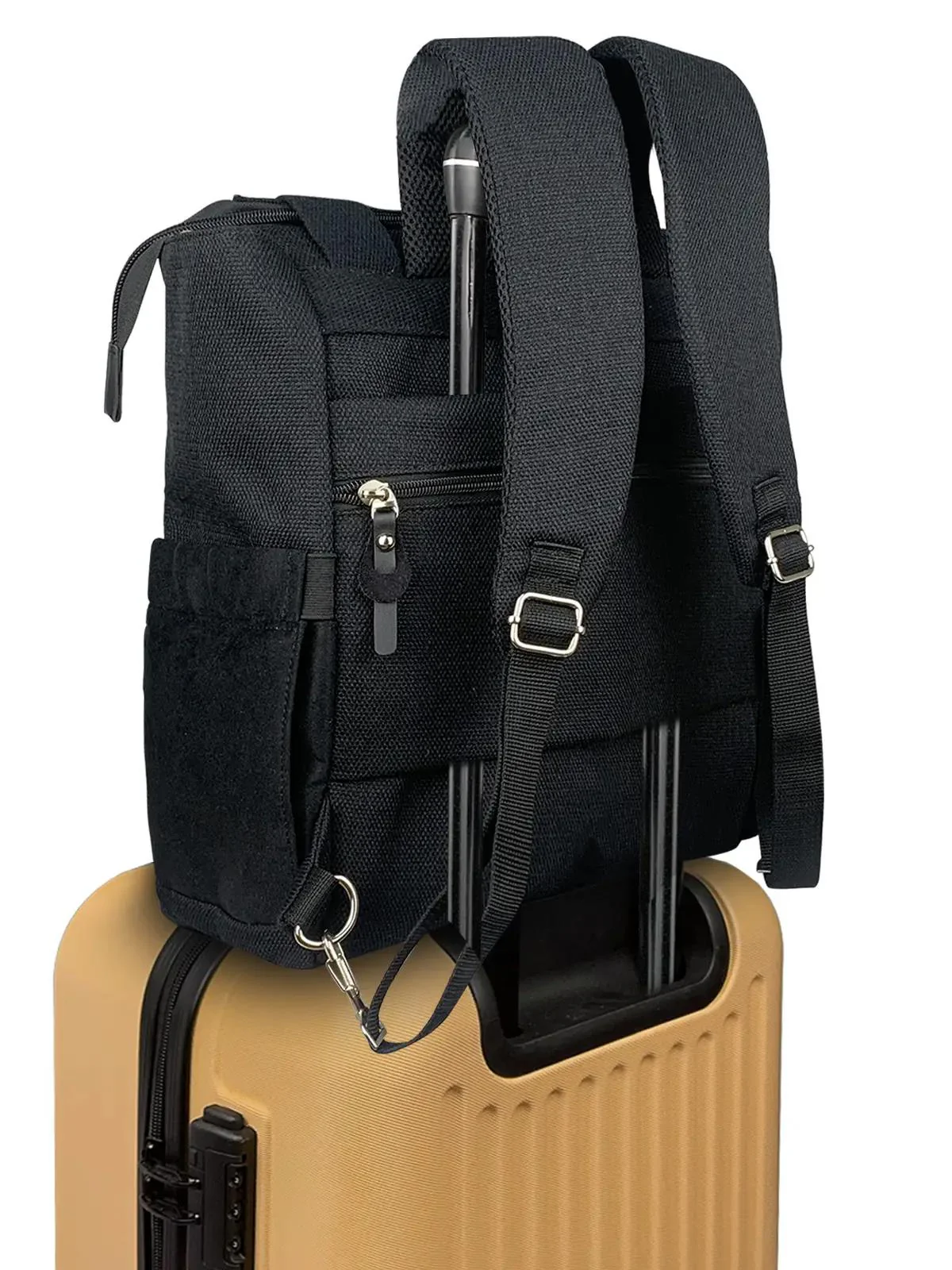 Stylo Platinum (2 In 1) Anne Bebek Bakım Sırt Ve Omuz Çantası - Siyah - Image 11