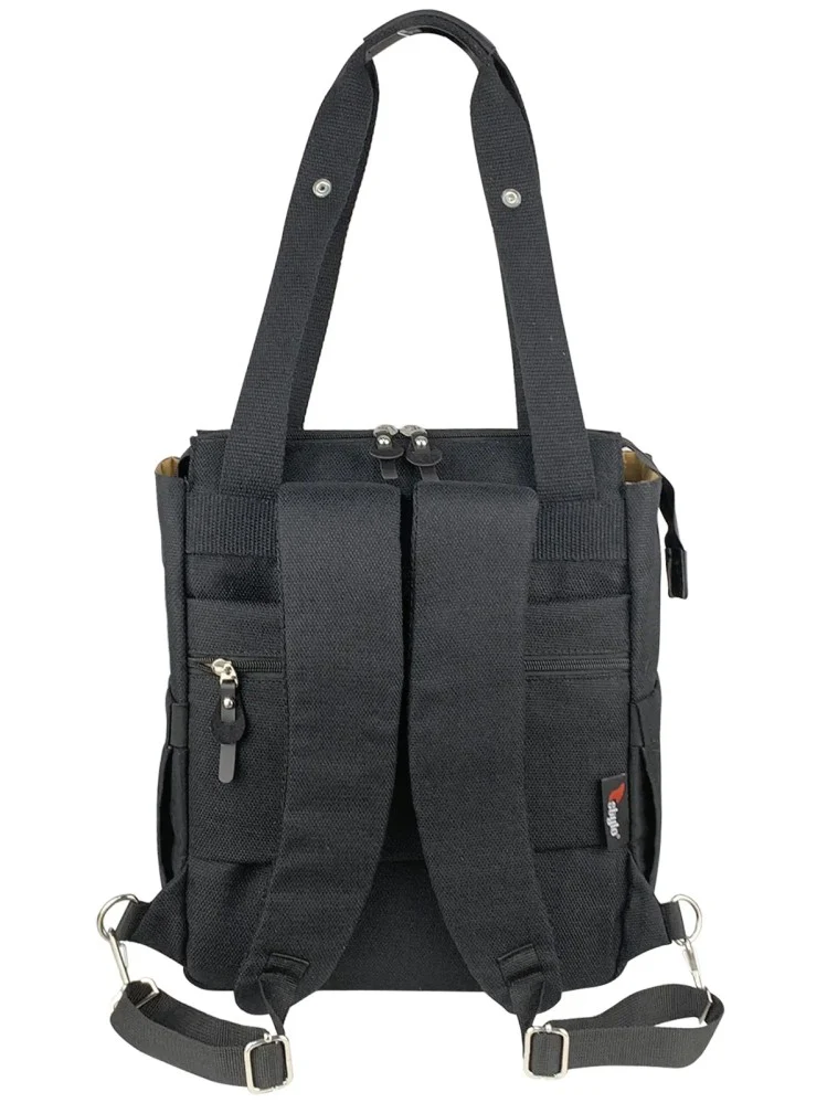 Stylo Platinum (2 In 1) Anne Bebek Bakım Sırt Ve Omuz Çantası - Siyah - Image 6