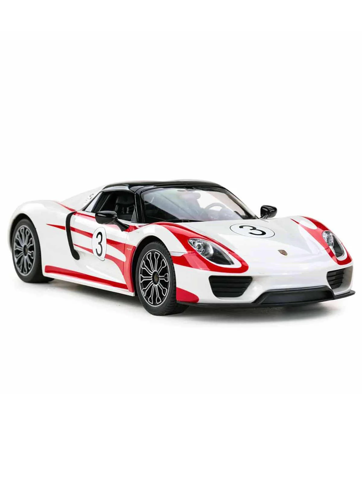 Sunman Oyuncak 1:14 Uzaktan Kumandalı Porsche 918 Spyder Weissach Işıklı Araba - Beyaz - Image 7