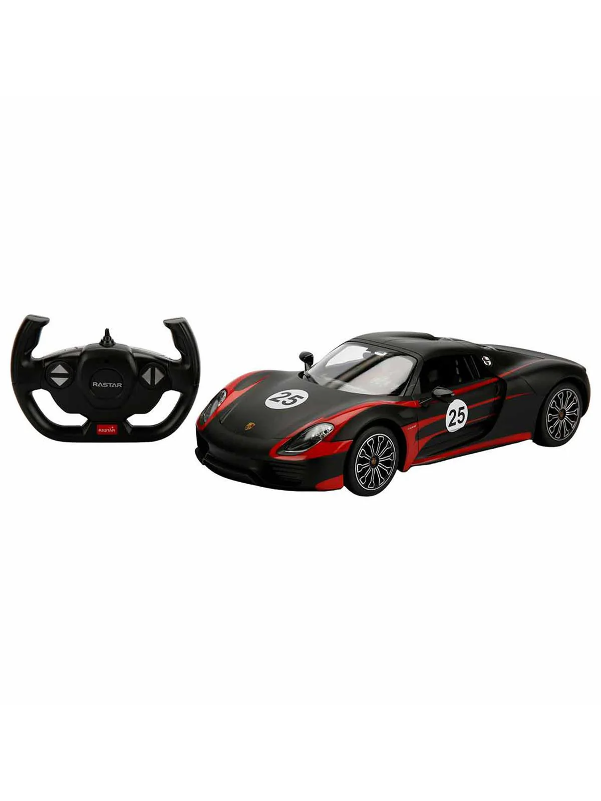 Sunman Oyuncak 1:14 Uzaktan Kumandalı Porsche 918 Spyder Weissach Işıklı Araba - Kırmızı - Image 2