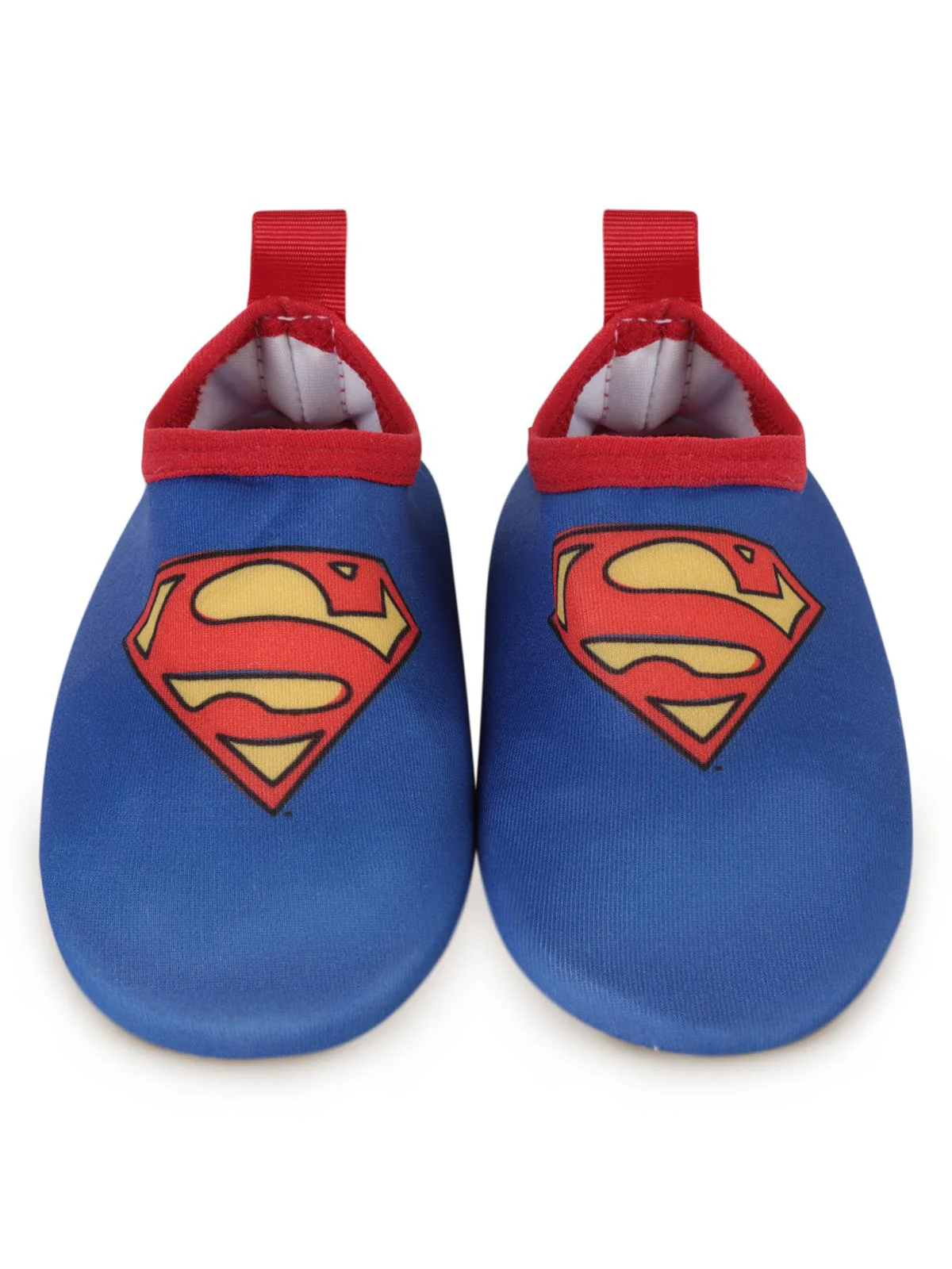 Superman Baskılı Tabanlı 20-24 Numara Deniz Ayakkabısı - Mavi
