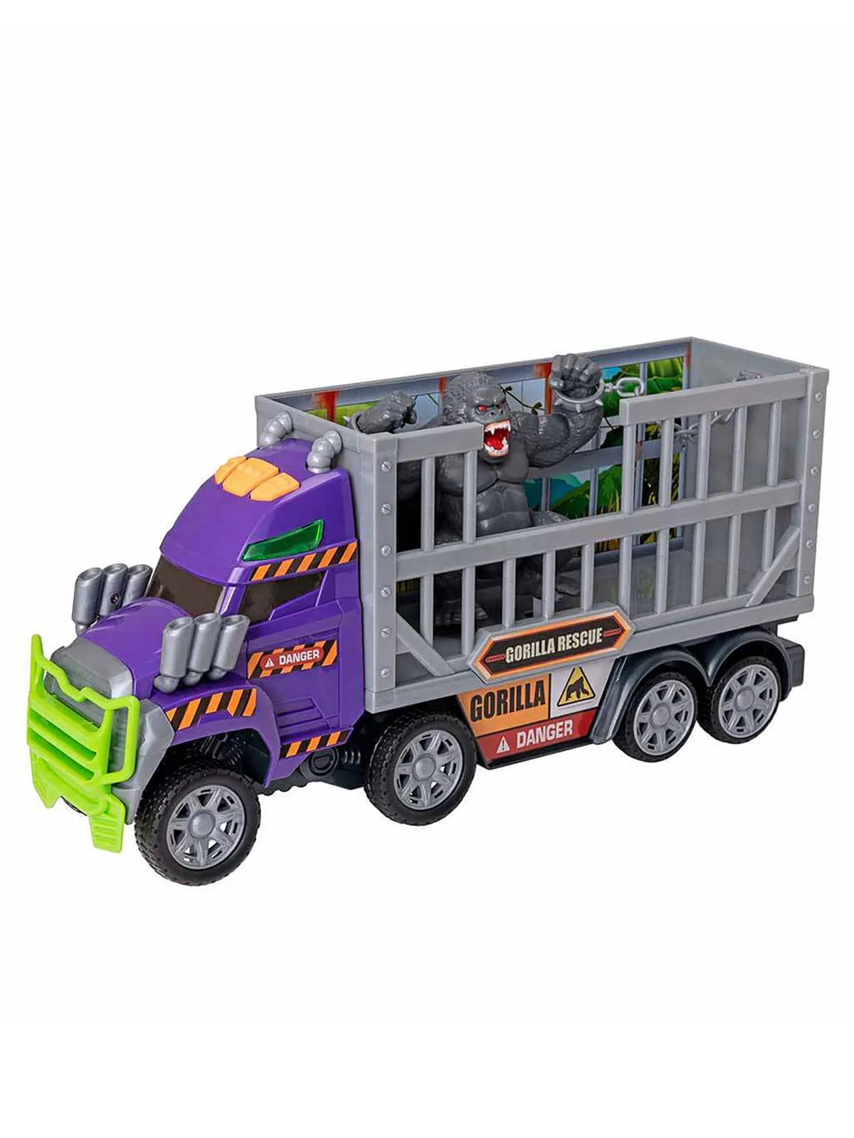 Teamsterz Sesli ve Işıklı Teamsterz Monster Moverz Gorilla Rescue Oyun Seti - Image 2