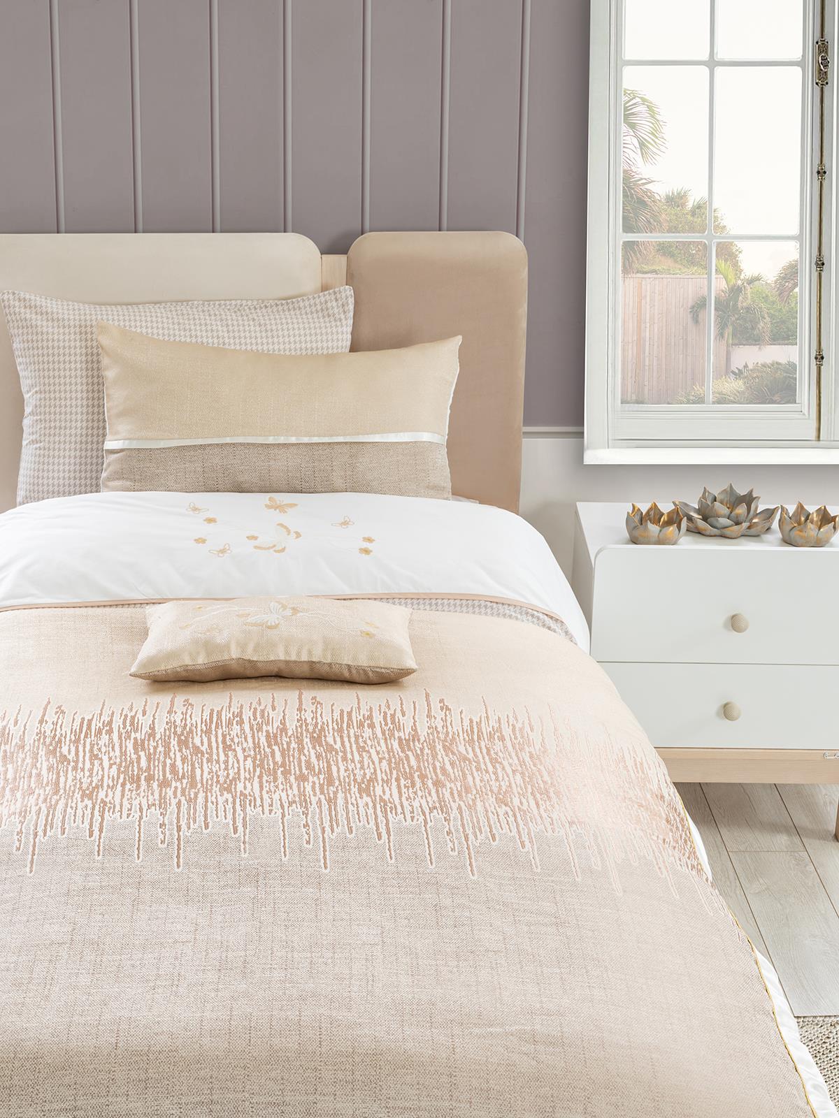 Tiffany Gold 3'lü Tek Kişilik Nevresim Takımı - Image 3