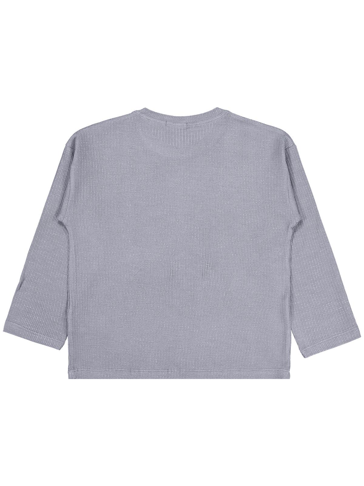 Civil Boys Jakarlı Basic 10-13 Yaş Sweatshirt - Gri - Image 2