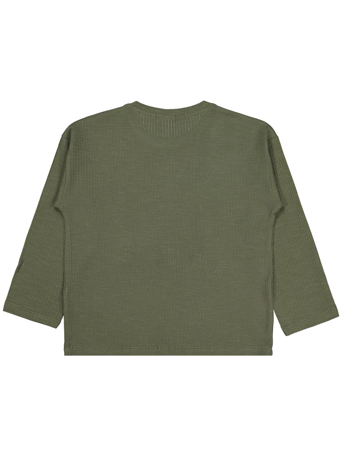 Civil Boys Jakarlı Basic 10-13 Yaş Sweatshirt - Gri - Image 4