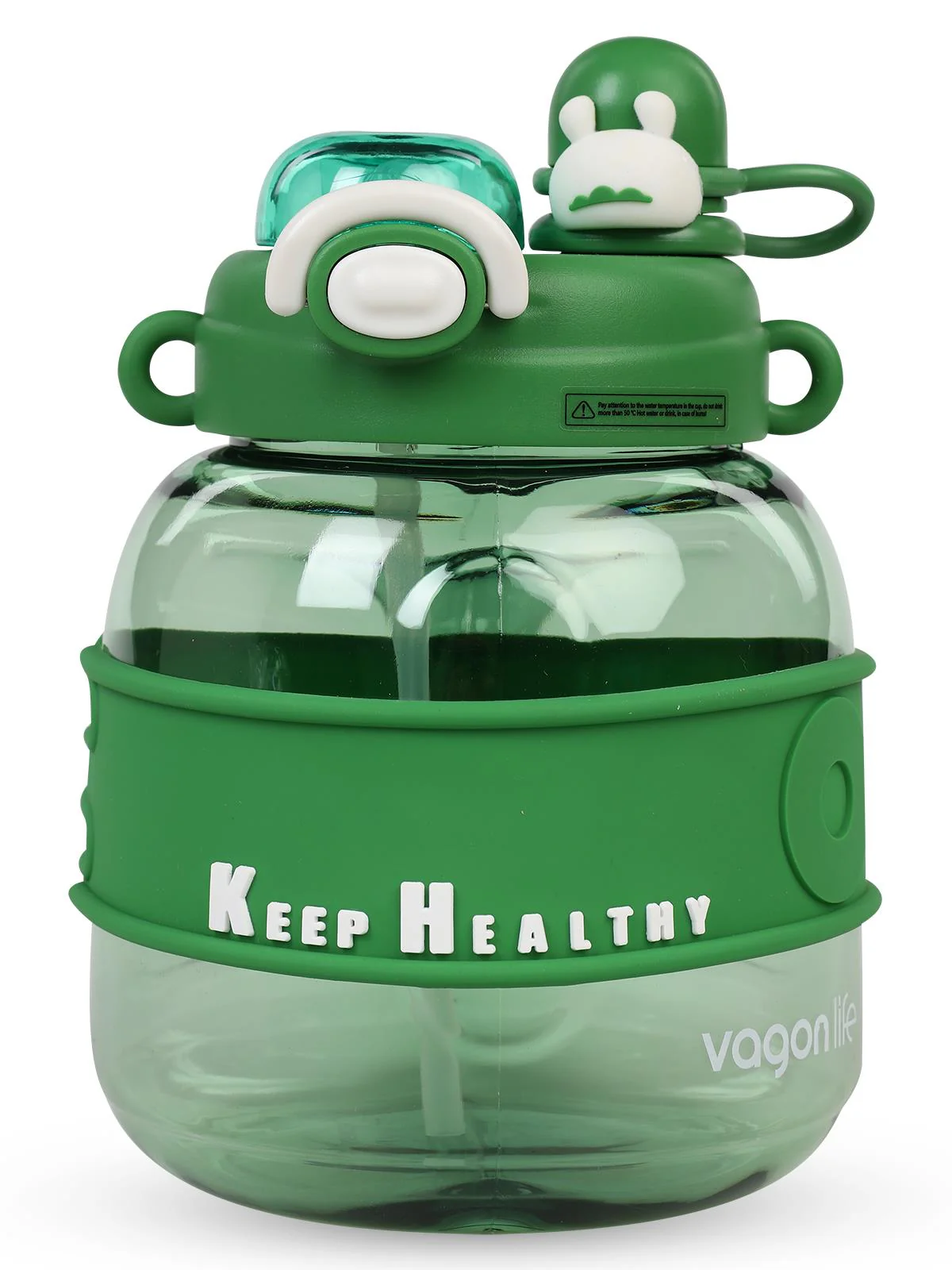 Vagonlife Policarbon Pipetli Matara 1000 ml  - Yeşil - Image 4