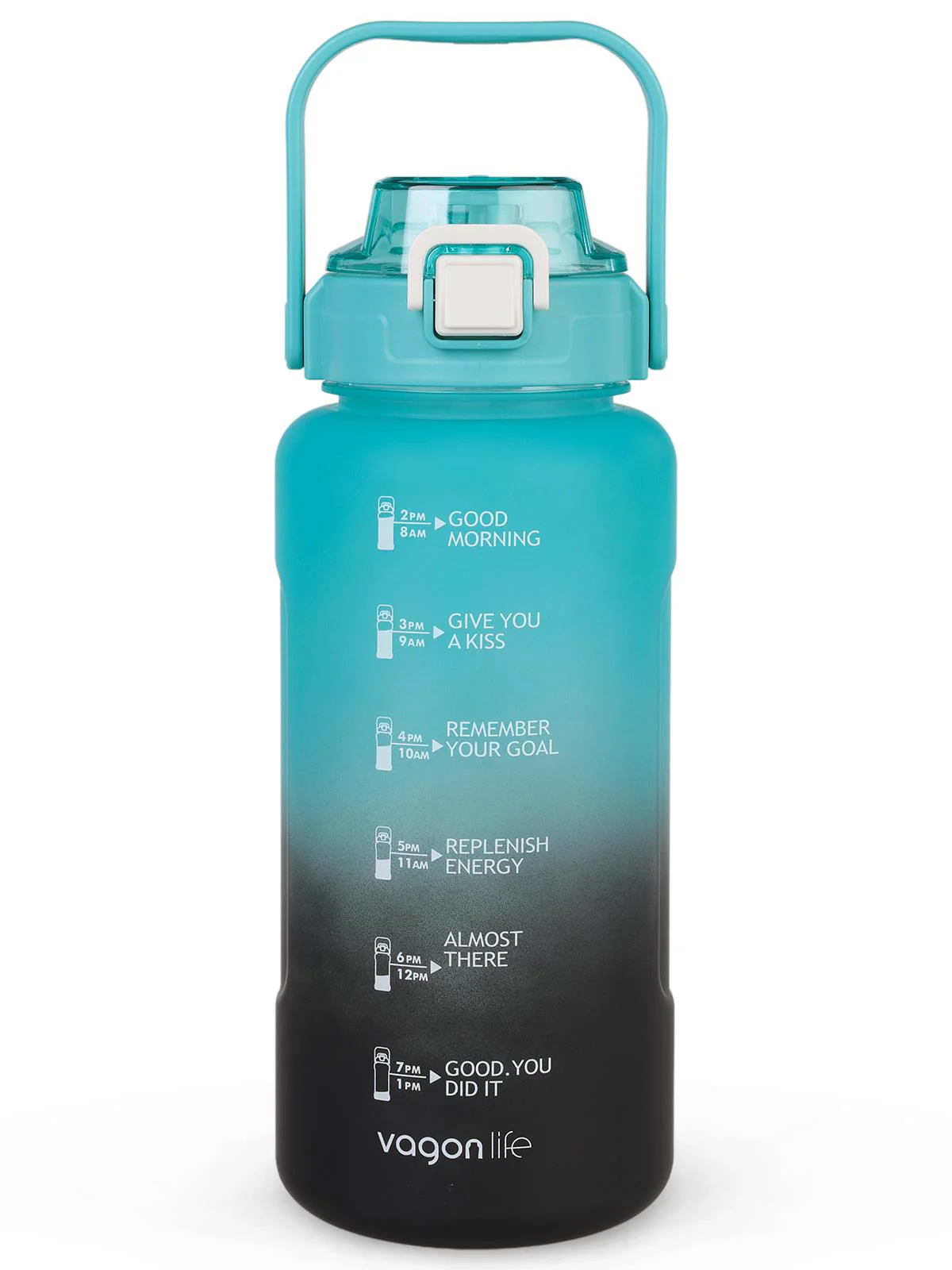 Vagonlife Policarbon Pipetli Matara 2000 Ml - Mavi - Image 4