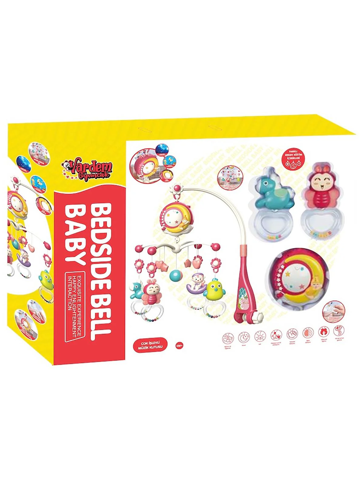 Vardem ışıklı müzikli Kumandalı Bebek Donencesı - Image 2