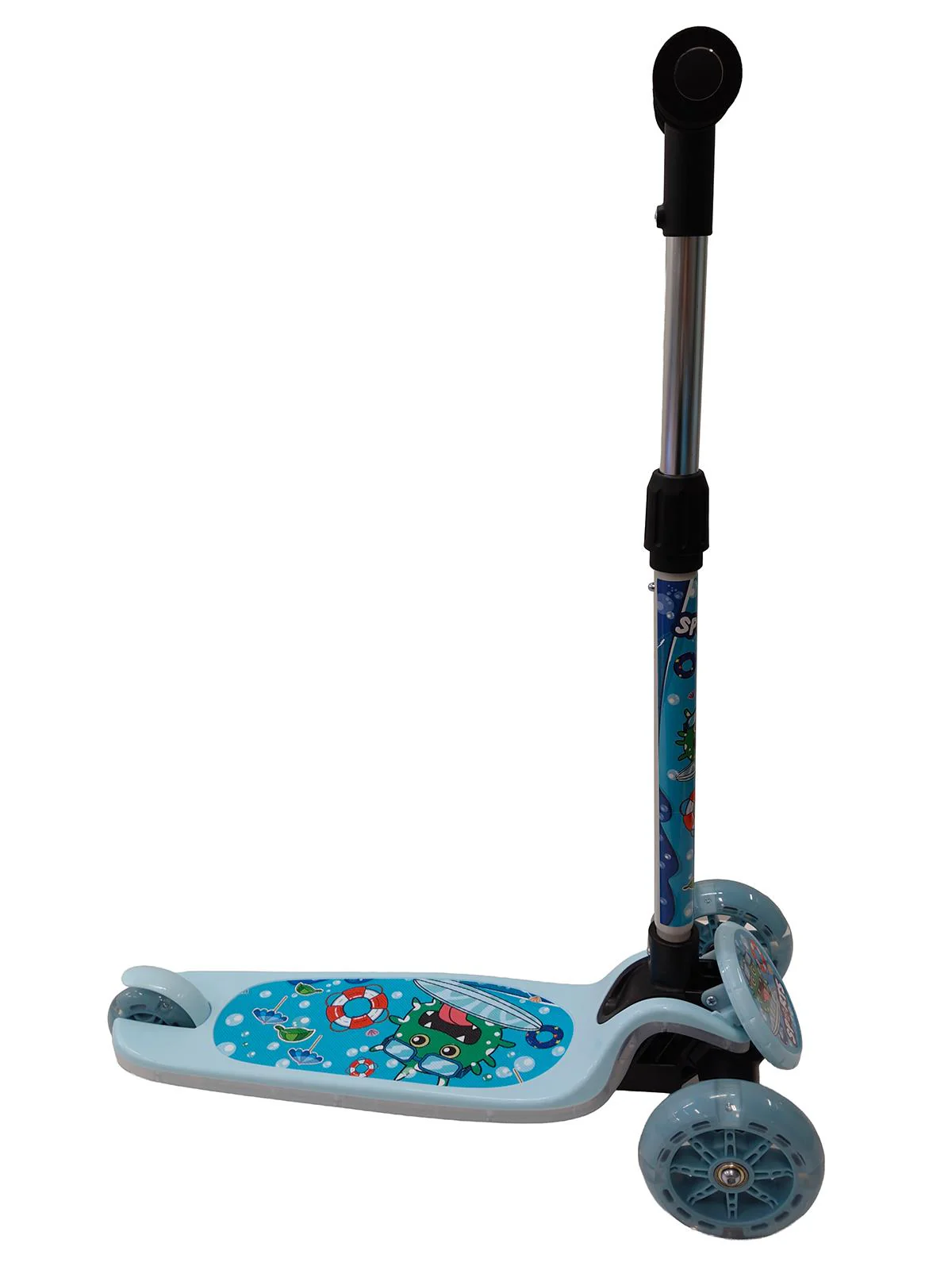 Vardem Oyuncak Işıklı Mavi Scooter - Image 7