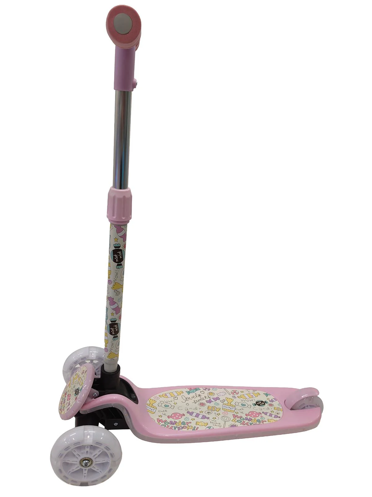 Vardem Oyuncak Işıklı Pembe Scooter - Image 3