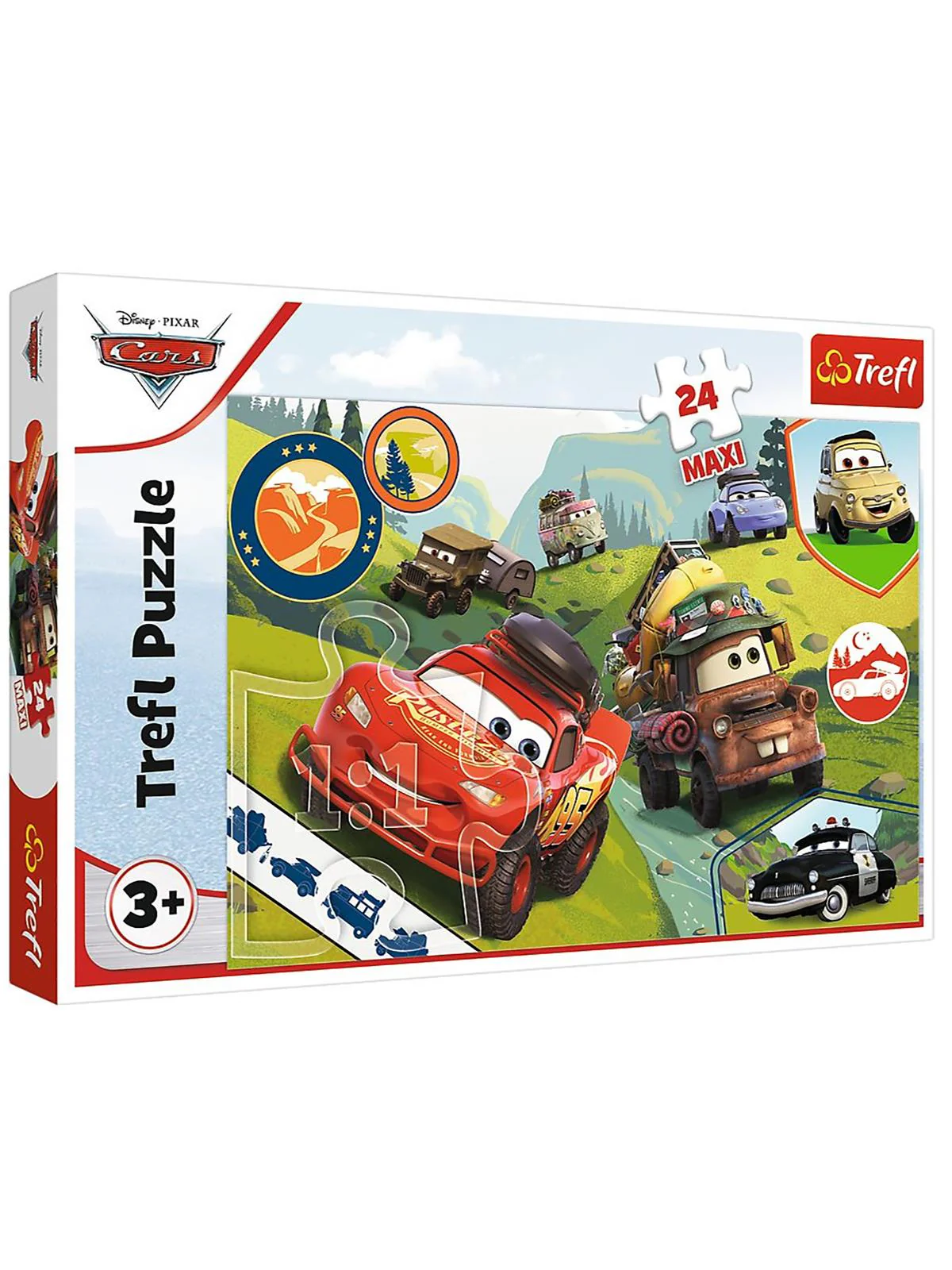 Vardem Oyuncak Trefl 24 Parça Maxi Puzzle Disney Cars 3 (60x40cm) - Image 2