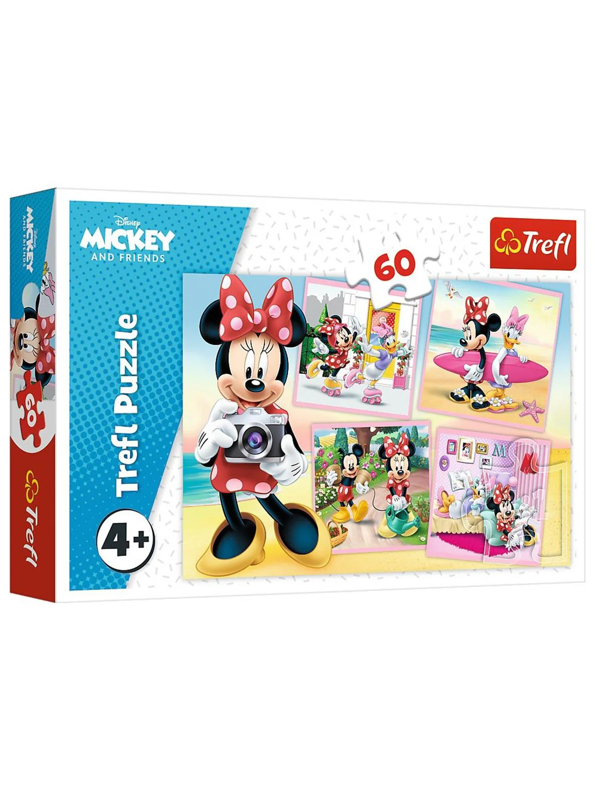 Vardem Oyuncak Trefl 60 Parça Puzzle Minnie (33x22cm) - Image 2