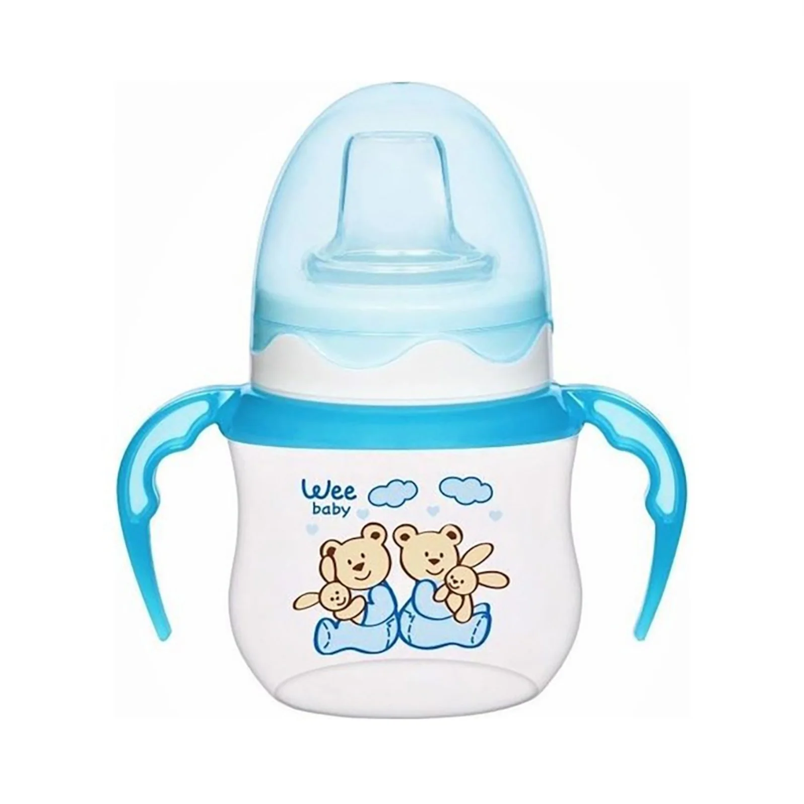 Wee Baby Antıkolok Akıtmaz Kuplı Bardak 125 cc - Mavi - Image 5