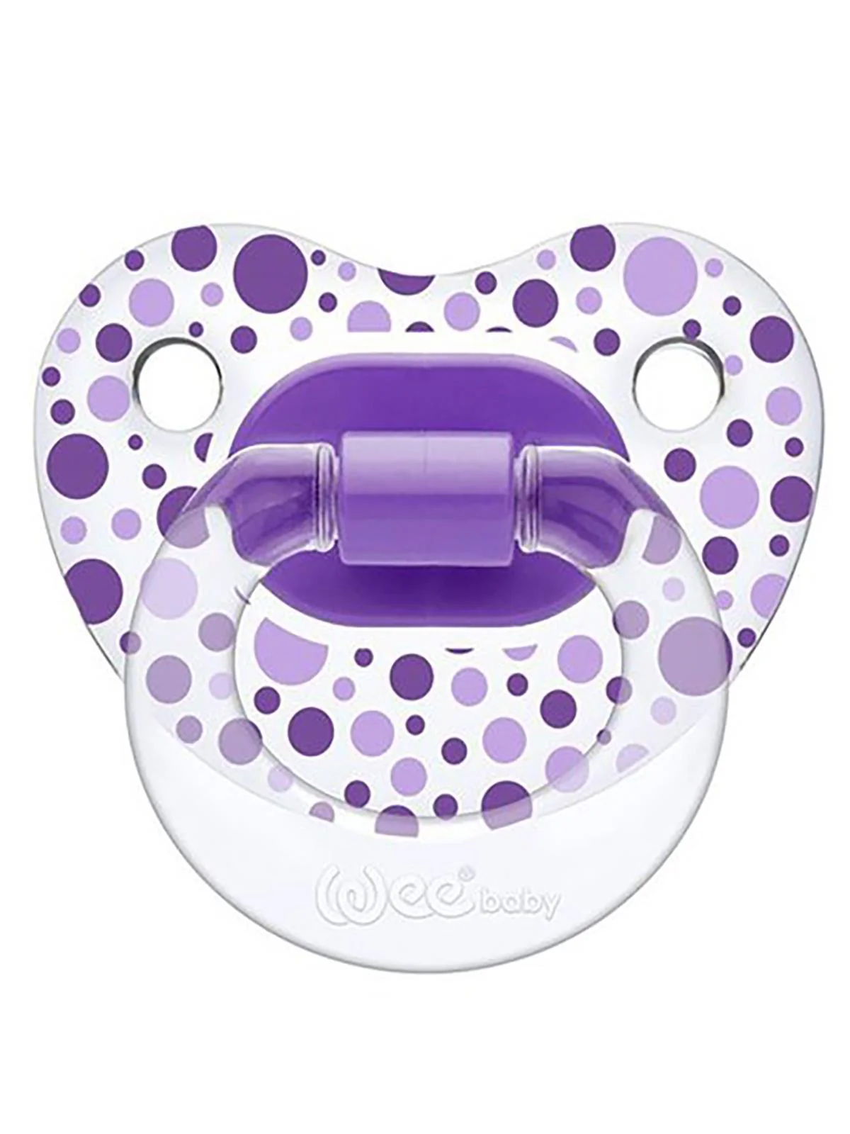 Wee Baby Sılıkon Desenlı Emzık No 3 - Lila - Image 3