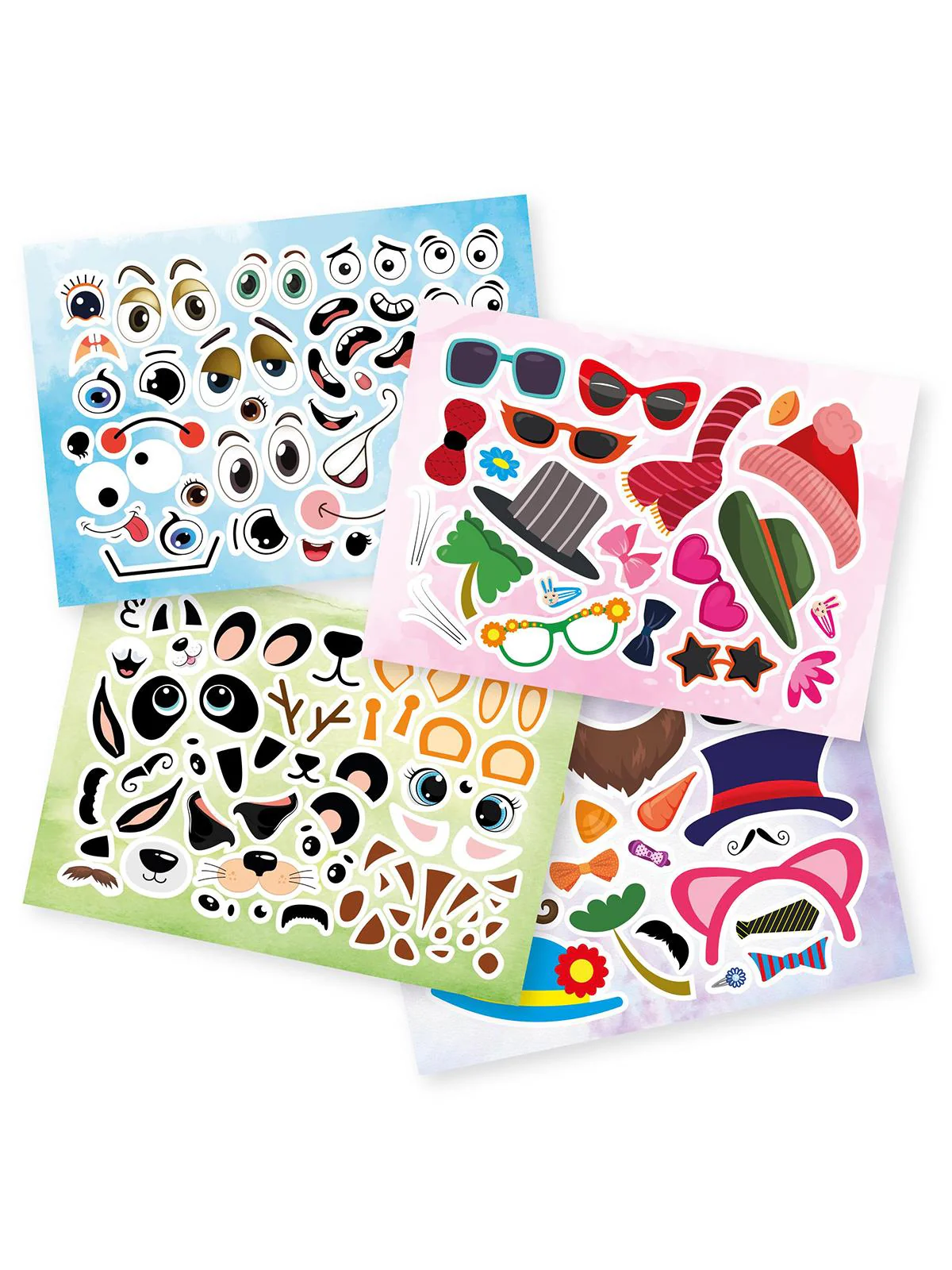 Yükselen Zeka Tükenmeyen Sticker Kitabım - Eğlenceli Yüzler - Image 3