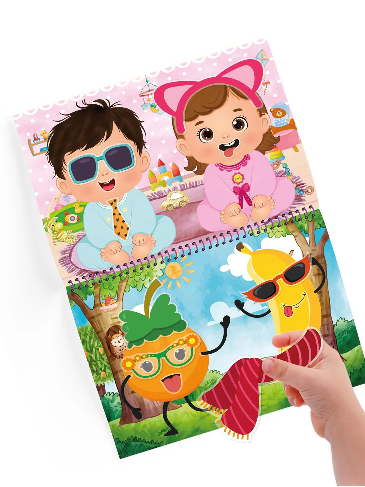 Yükselen Zeka Tükenmeyen Sticker Kitabım - Eğlenceli Yüzler - Image 4